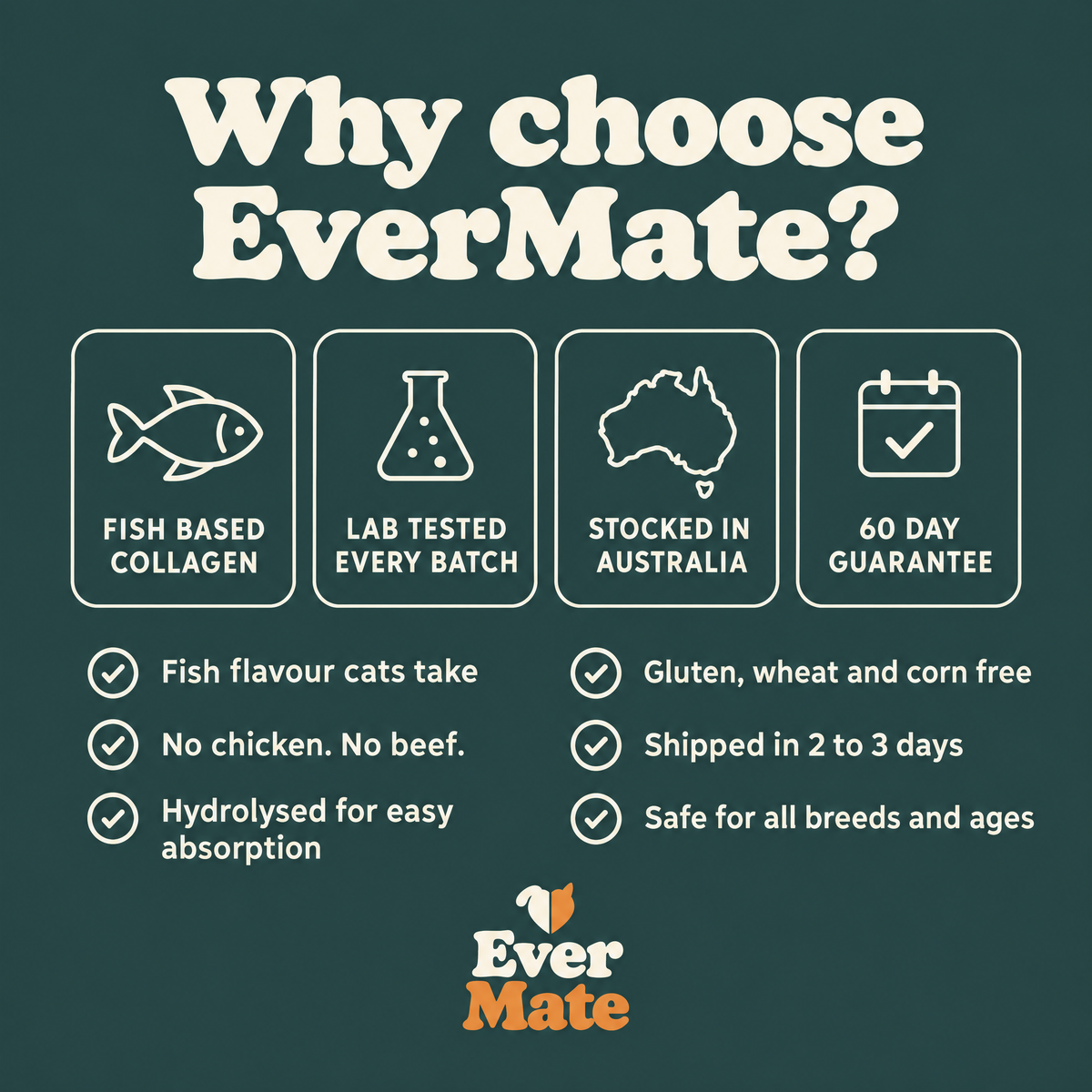 EverMate® Liquid Collagen for Cats