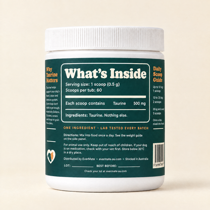 EverMate® Taurine for Dogs - 60 servings