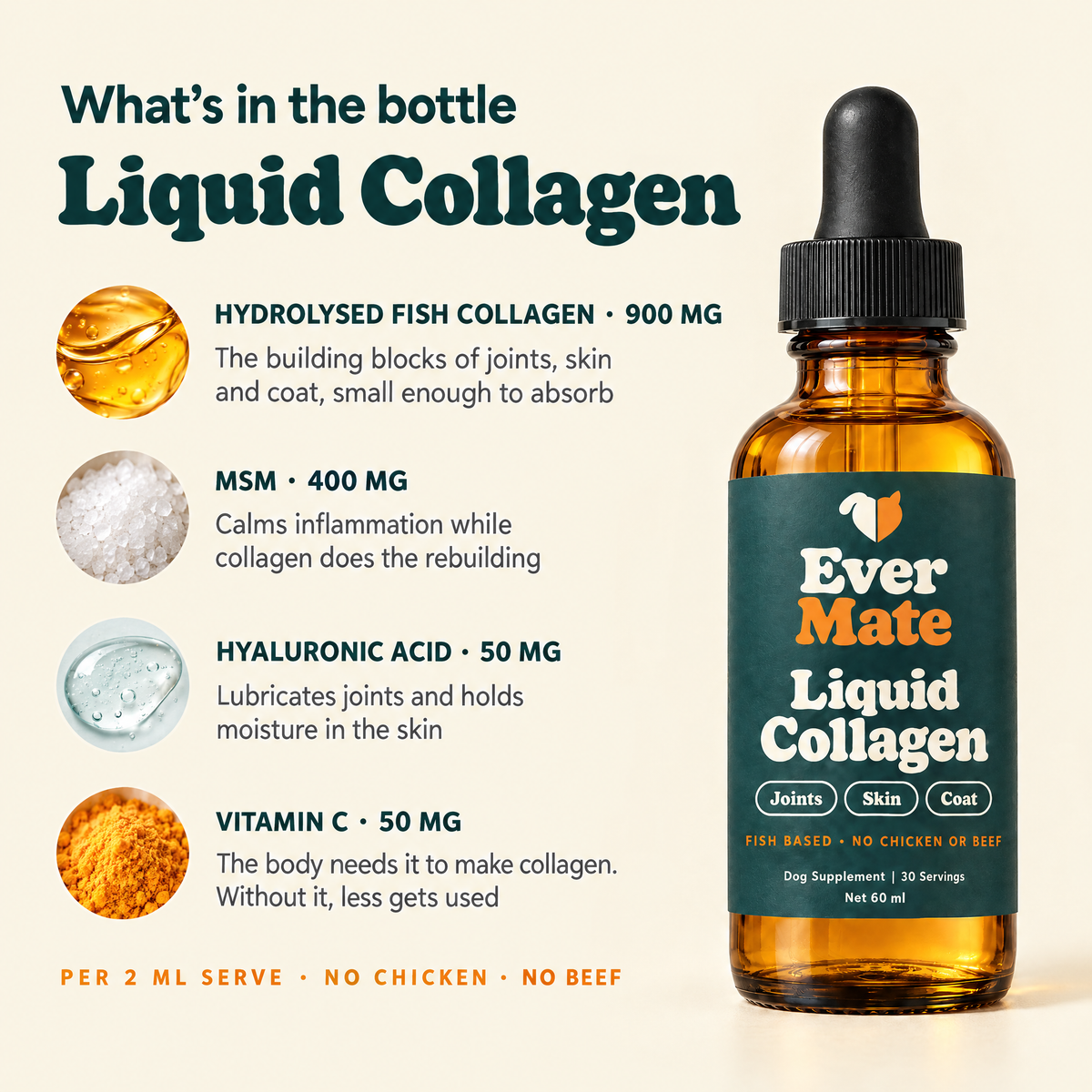 EverMate® Liquid Collagen for Dogs